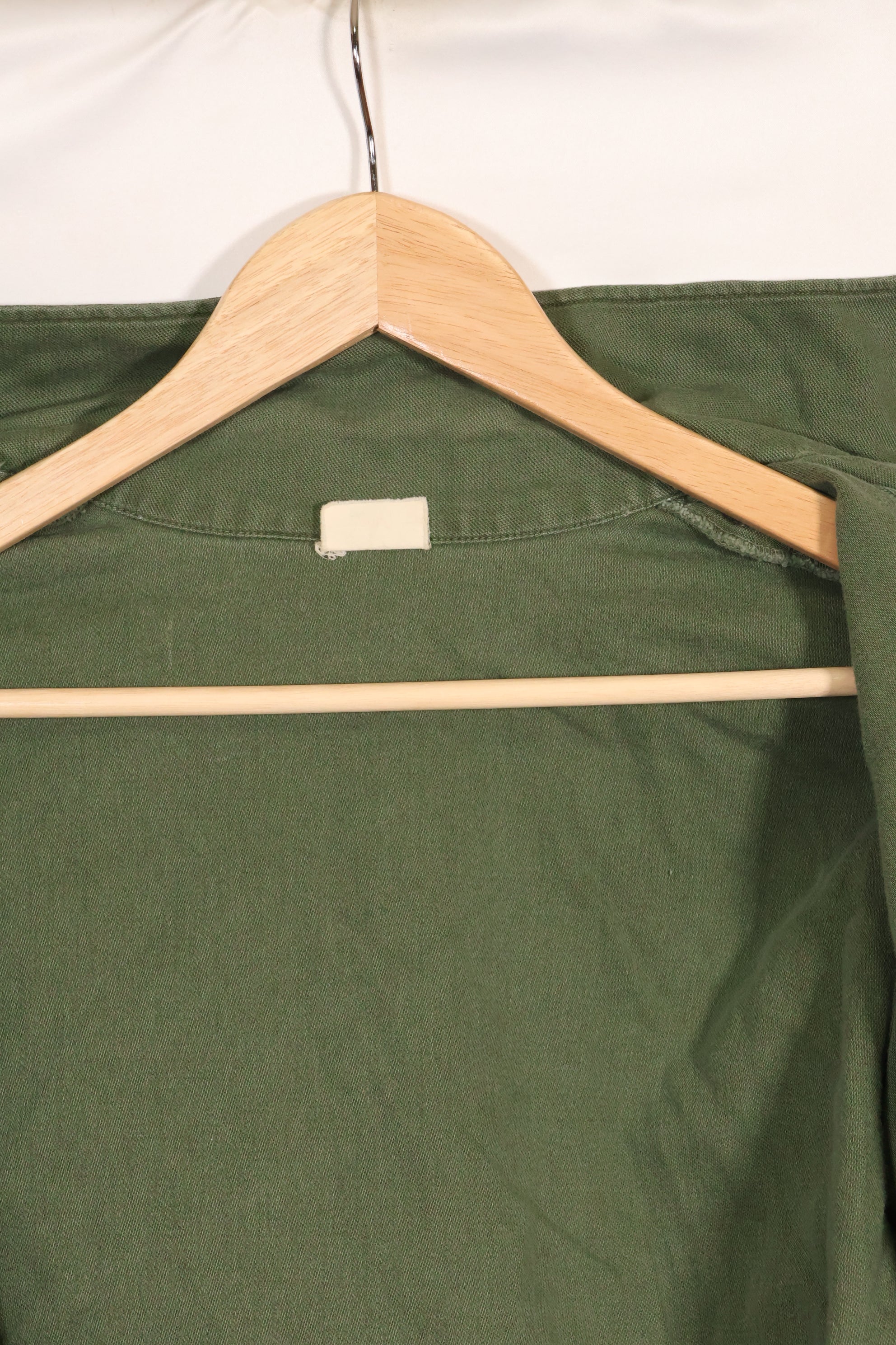 1967年契約　アメリカ海軍　OG-107 ユーティリティシャツ　工兵部隊 SEABEES　同一オーナー A