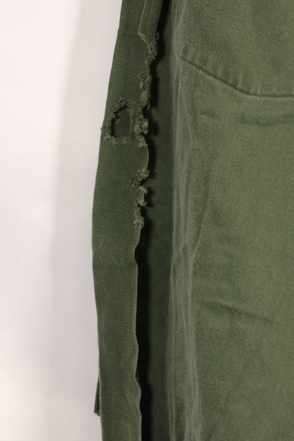 1967年契約　アメリカ海軍　OG-107 ユーティリティシャツ　工兵部隊 SEABEES　同一オーナー A