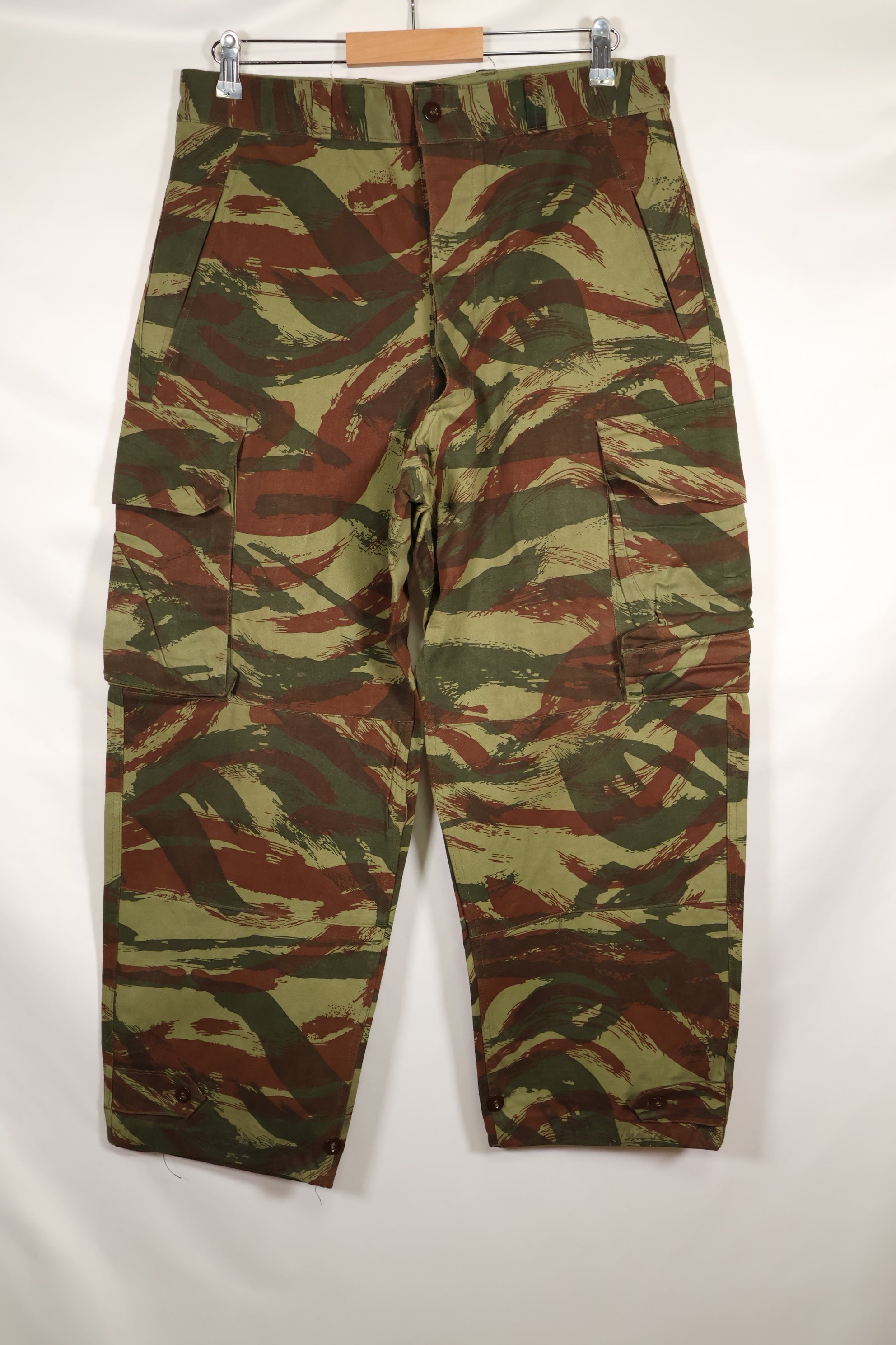 1960s French Army Lizard Camouflage Pants TAP 47/56 Pattern Used E