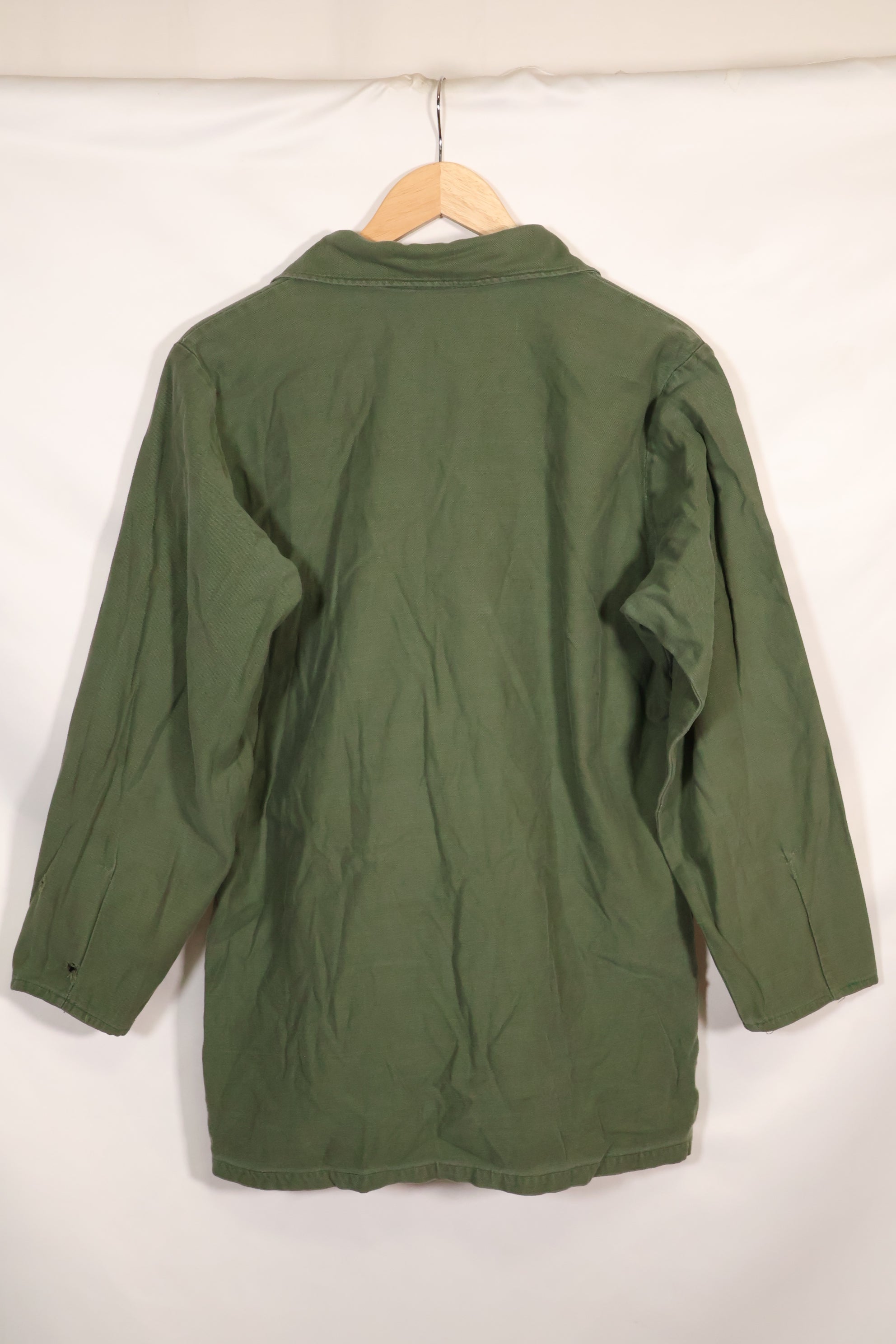 1967年契約　アメリカ海軍　OG-107 ユーティリティシャツ　工兵部隊 SEABEES　同一オーナー A