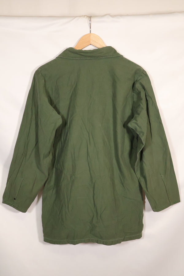 1967年契約　アメリカ海軍　OG-107 ユーティリティシャツ　工兵部隊 SEABEES　同一オーナー A