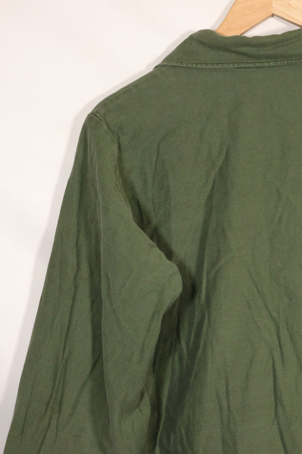 1967年契約　アメリカ海軍　OG-107 ユーティリティシャツ　工兵部隊 SEABEES　同一オーナー A