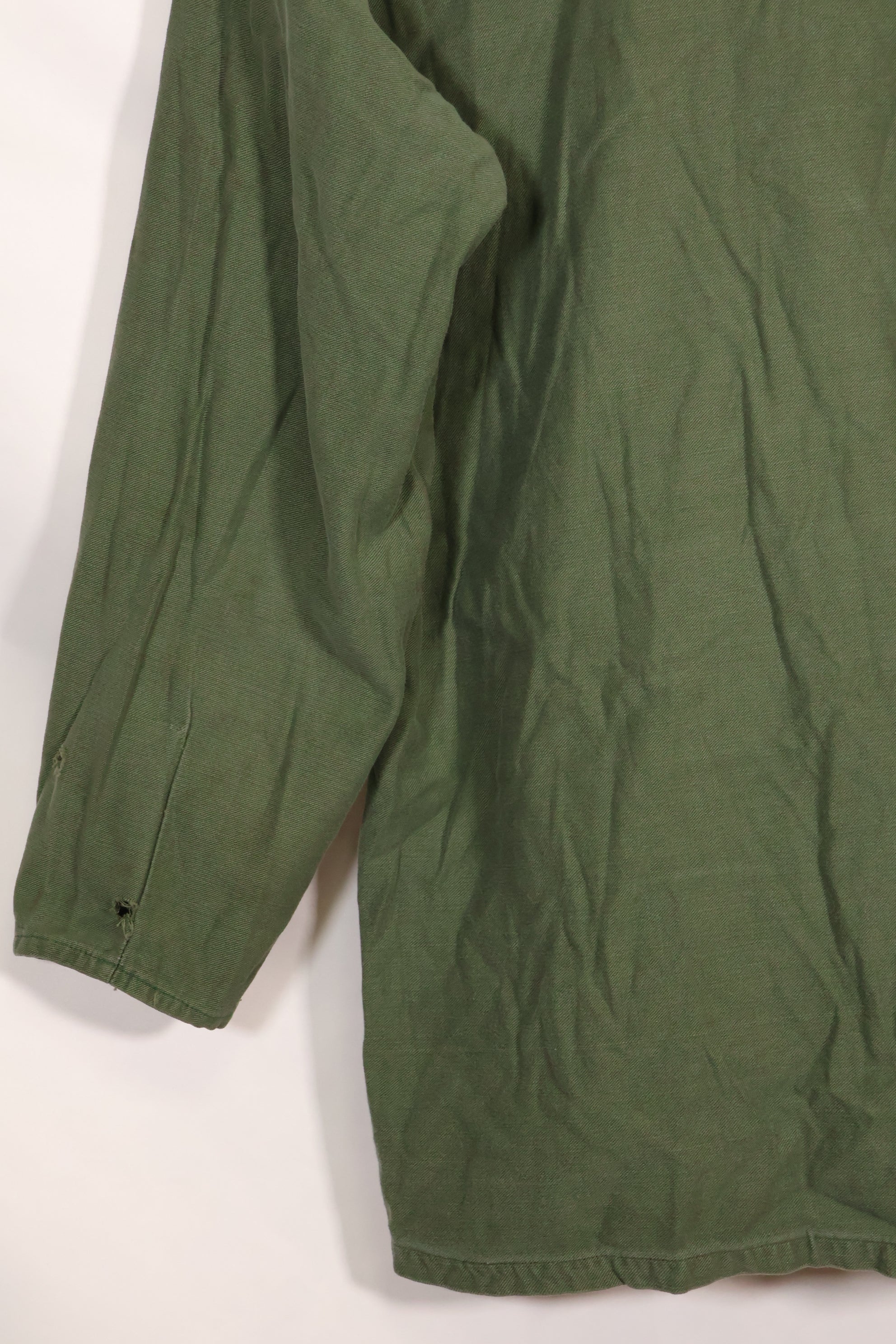 1967年契約　アメリカ海軍　OG-107 ユーティリティシャツ　工兵部隊 SEABEES　同一オーナー A