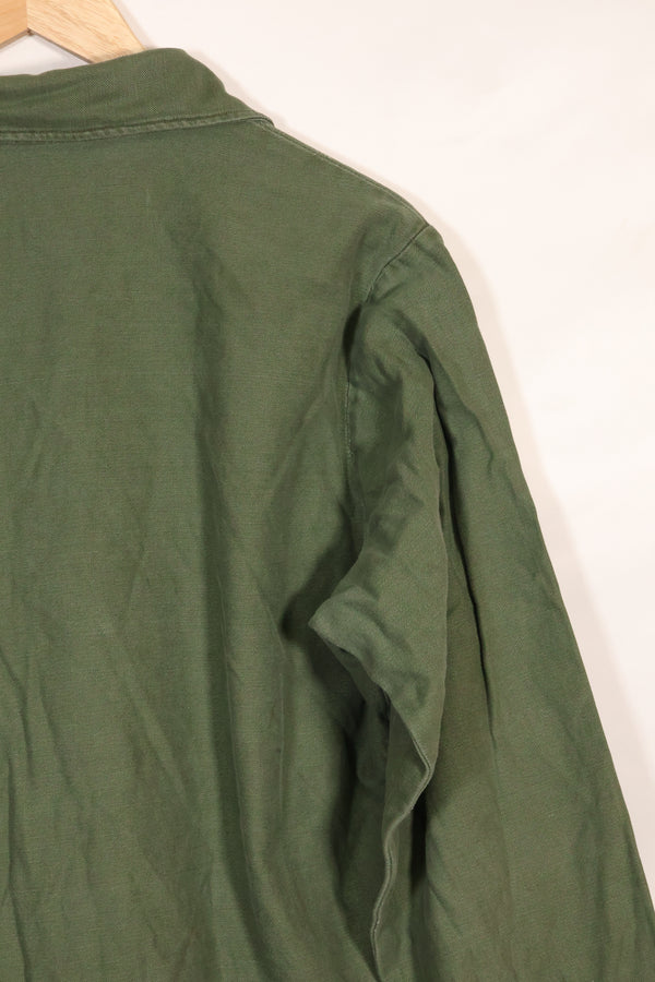 1967年契約　アメリカ海軍　OG-107 ユーティリティシャツ　工兵部隊 SEABEES　同一オーナー A