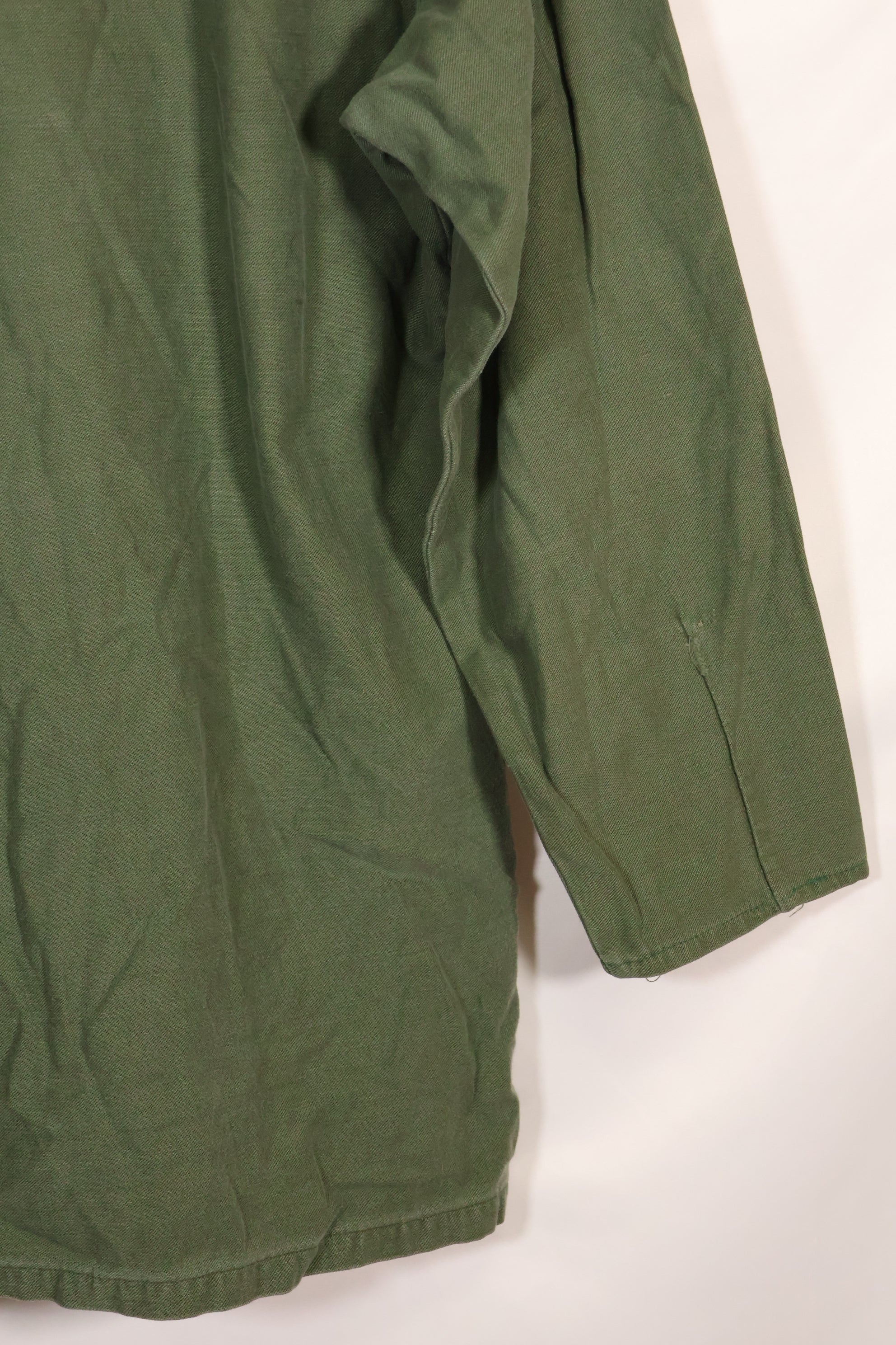 1967年契約　アメリカ海軍　OG-107 ユーティリティシャツ　工兵部隊 SEABEES　同一オーナー A