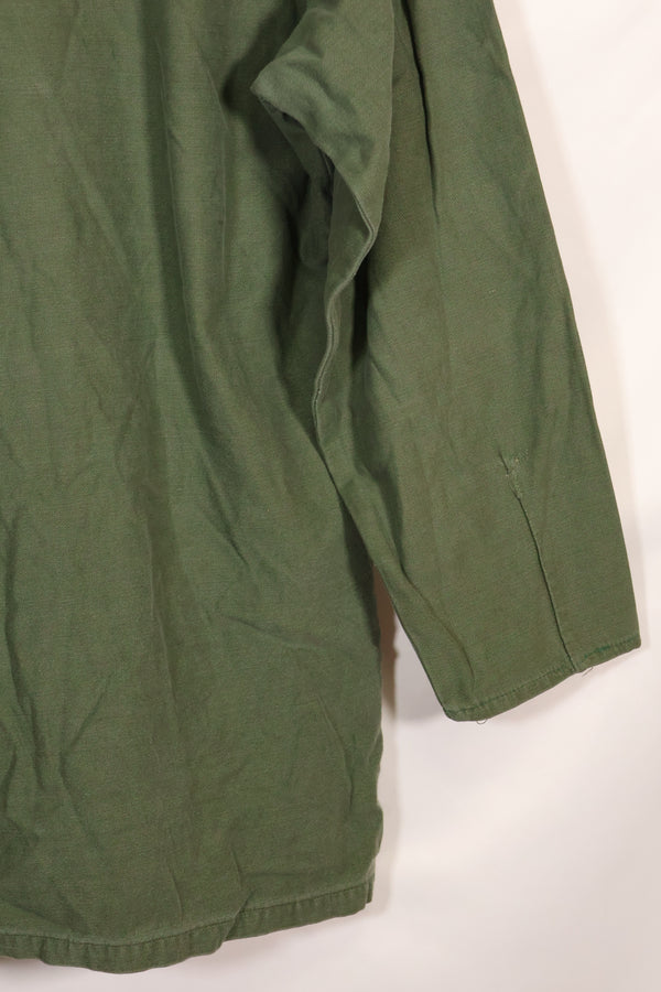 1967年契約　アメリカ海軍　OG-107 ユーティリティシャツ　工兵部隊 SEABEES　同一オーナー A