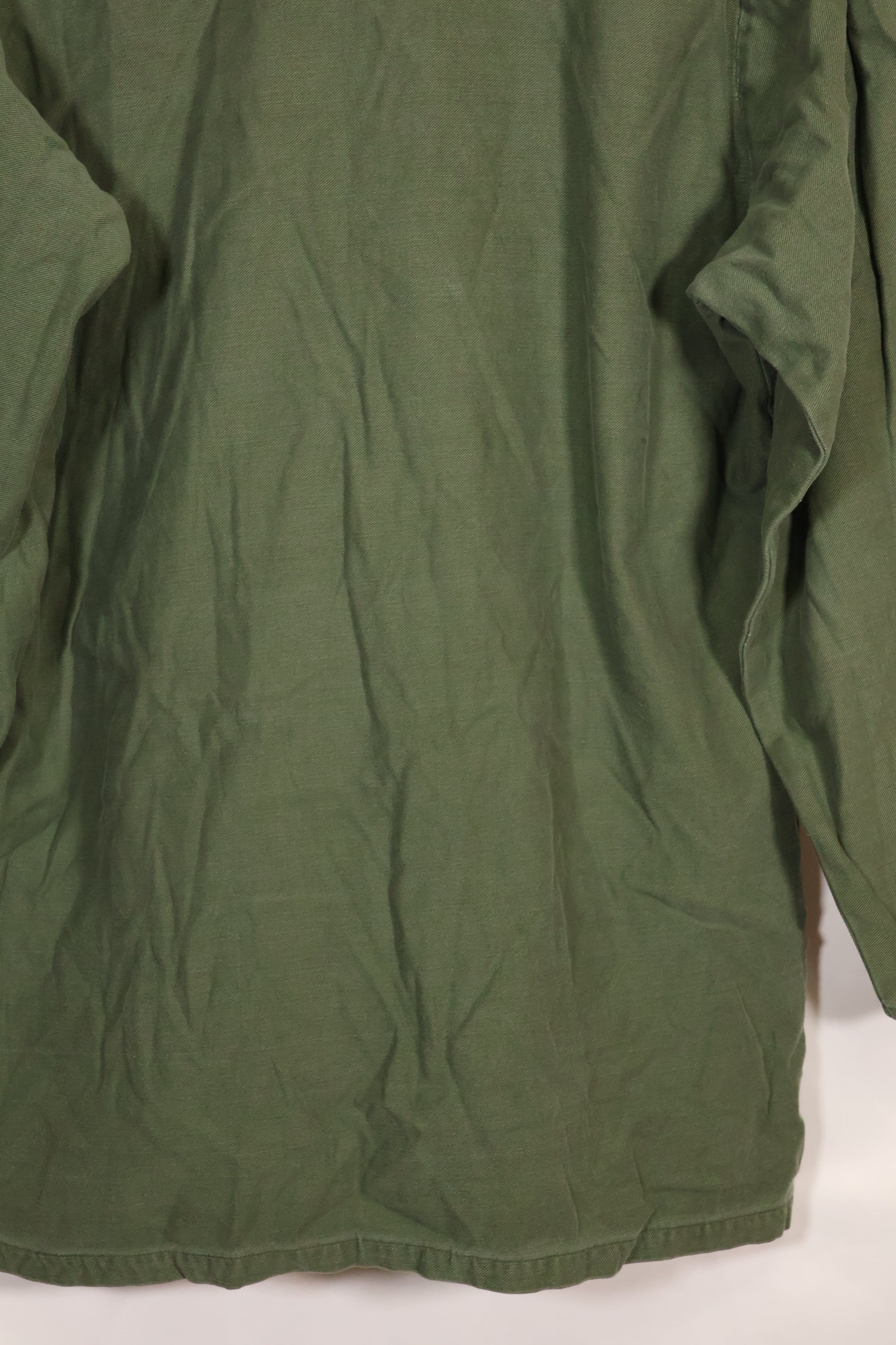 1967年契約　アメリカ海軍　OG-107 ユーティリティシャツ　工兵部隊 SEABEES　同一オーナー A