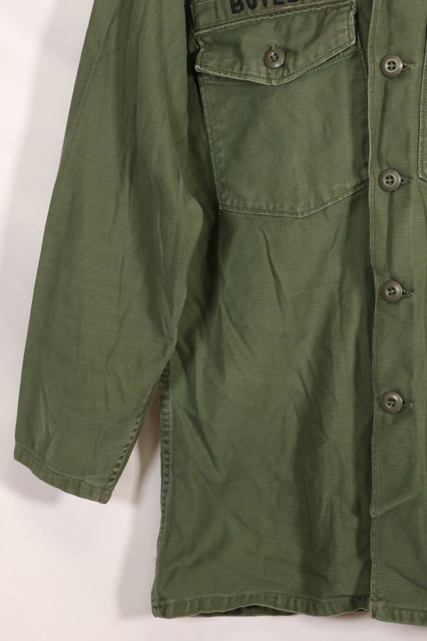 1967年契約　アメリカ海軍　OG-107 ユーティリティシャツ　工兵部隊 SEABEES　同一オーナー B