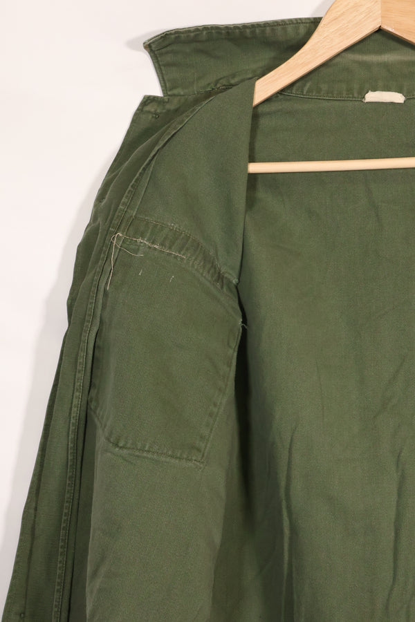 1967年契約　アメリカ海軍　OG-107 ユーティリティシャツ　工兵部隊 SEABEES　同一オーナー B