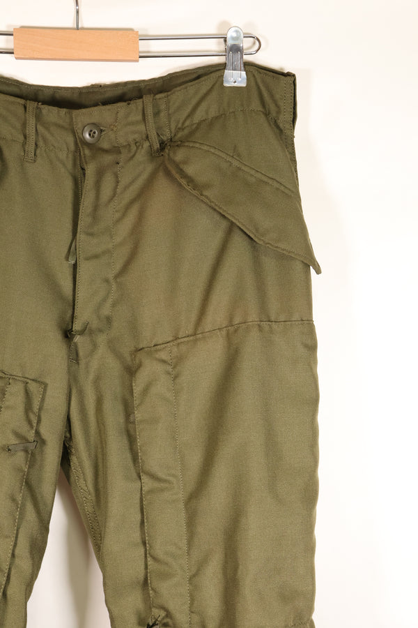 1971年契約　デッドストック　M-S　アメリカ軍　NOMEX素材　難燃性フライヤー用パンツ　パイロット　紙タグ欠損