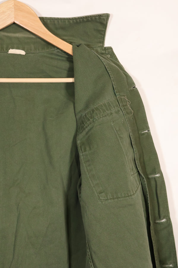 1967年契約　アメリカ海軍　OG-107 ユーティリティシャツ　工兵部隊 SEABEES　同一オーナー B