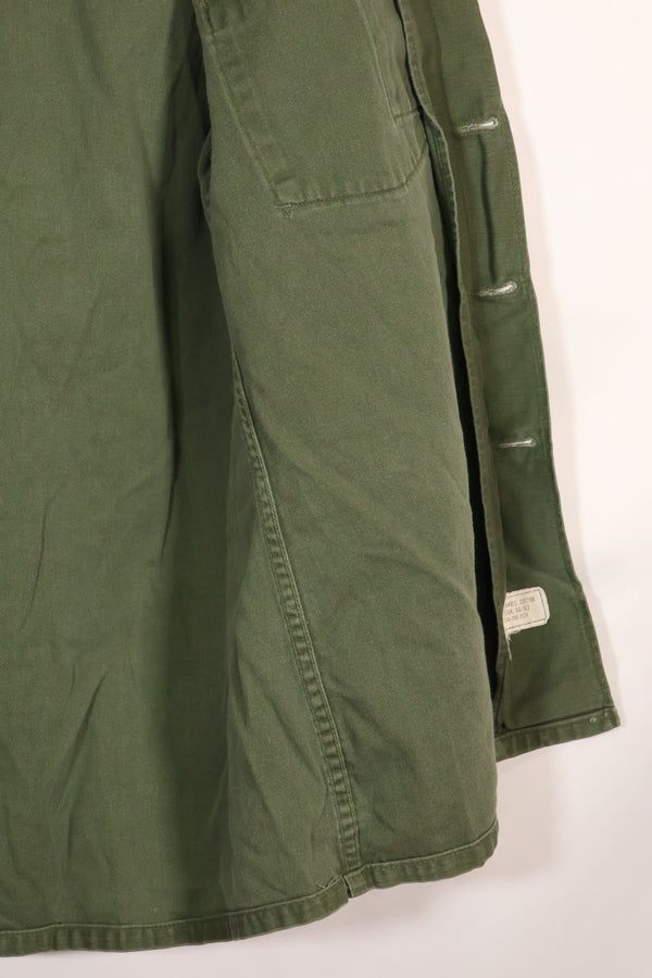 1967年契約　アメリカ海軍　OG-107 ユーティリティシャツ　工兵部隊 SEABEES　同一オーナー B