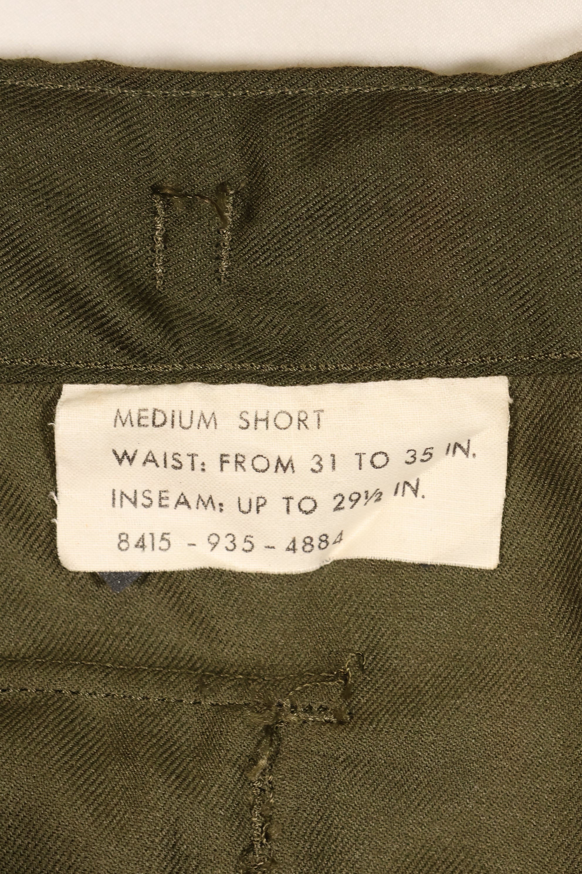 1971年契約　デッドストック　M-S　アメリカ軍　NOMEX素材　難燃性フライヤー用パンツ　パイロット　紙タグ欠損