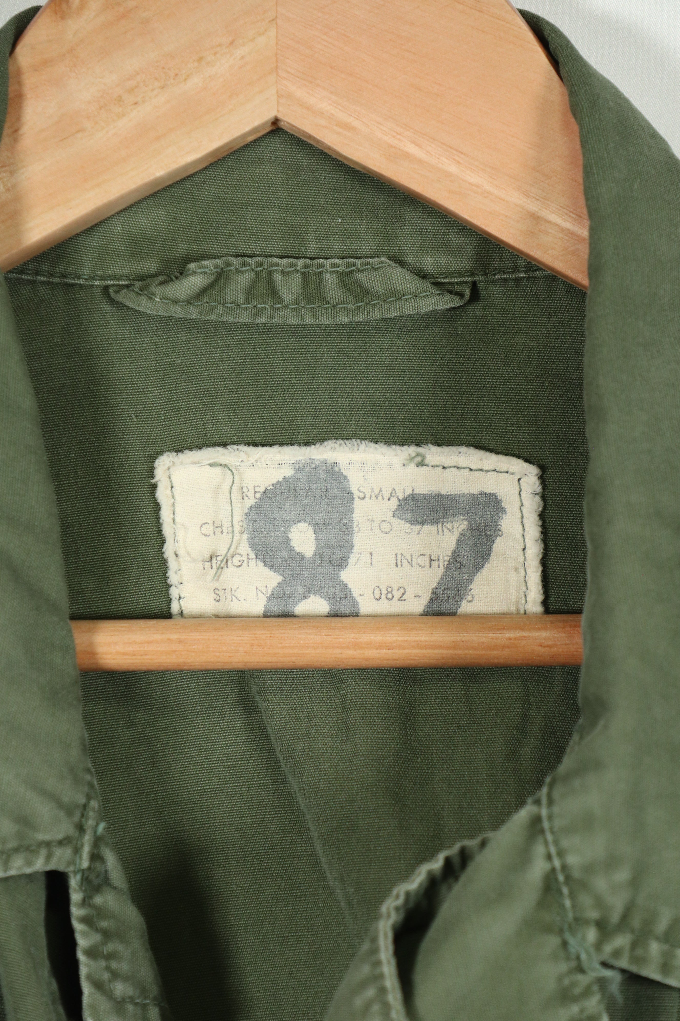 実物　2nd Model ジャングルファティーグ　ジャケット　REGULAR -SMALL  汚れ・傷あり　中古品