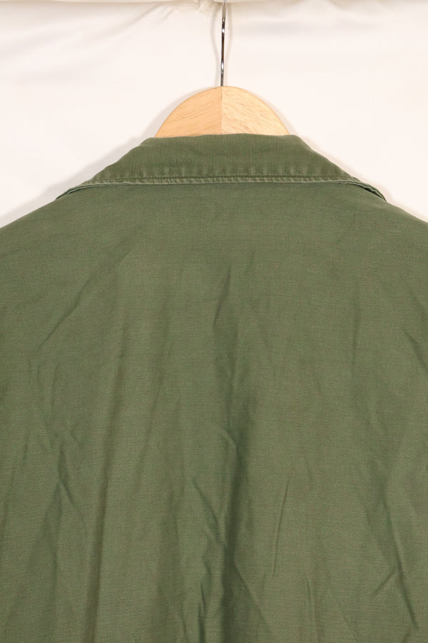 1967年契約　アメリカ海軍　OG-107 ユーティリティシャツ　工兵部隊 SEABEES　同一オーナー B