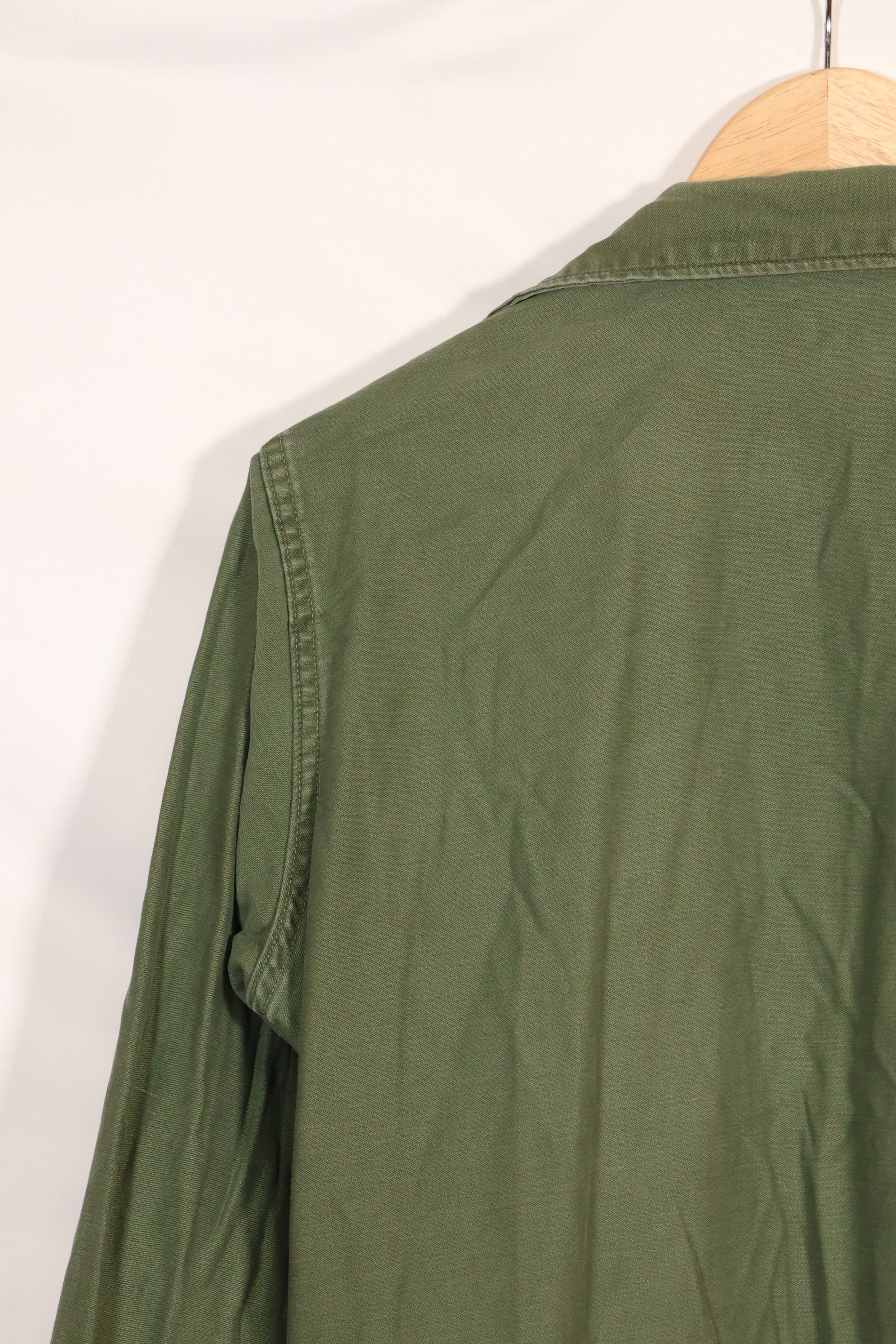 1967年契約　アメリカ海軍　OG-107 ユーティリティシャツ　工兵部隊 SEABEES　同一オーナー B