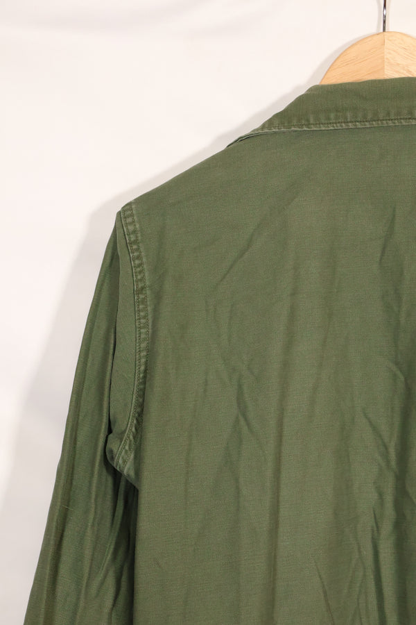 1967年契約　アメリカ海軍　OG-107 ユーティリティシャツ　工兵部隊 SEABEES　同一オーナー B