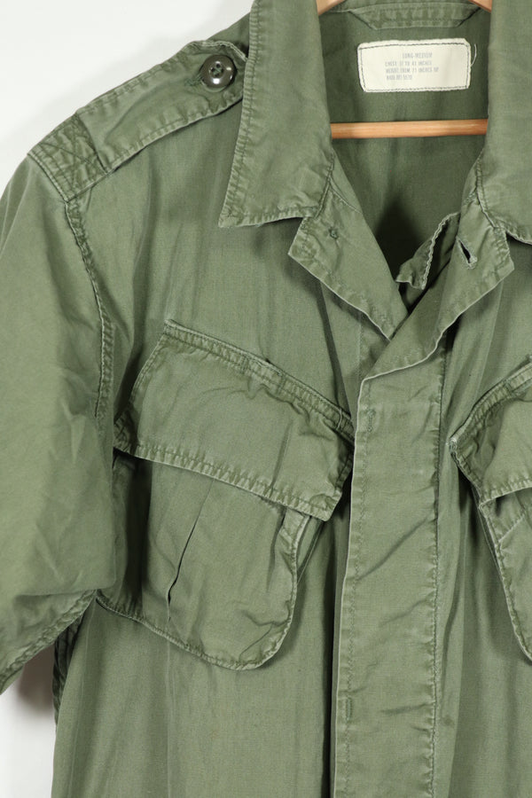 実物　2nd Model ジャングルファティーグ　半袖ジャケット　LONG-MEDIUM 汚れ・傷あり　中古品のコピー