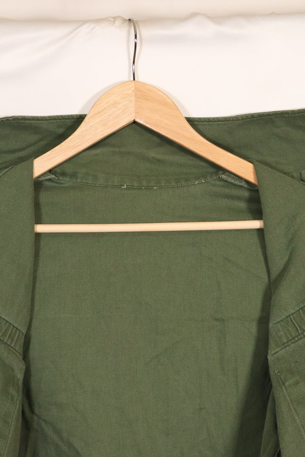 1967年契約　アメリカ海軍　OG-107 ユーティリティシャツ　工兵部隊 SEABEES　同一オーナー C