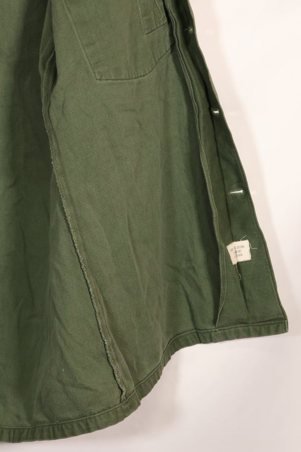 1967年契約　アメリカ海軍　OG-107 ユーティリティシャツ　工兵部隊 SEABEES　同一オーナー C