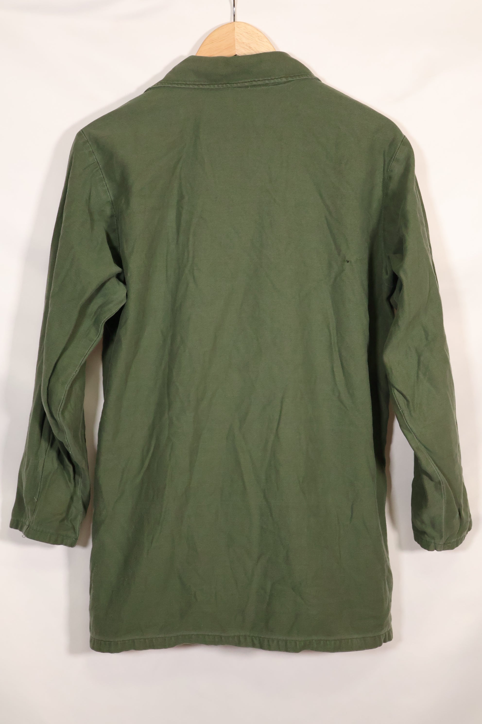 1967年契約　アメリカ海軍　OG-107 ユーティリティシャツ　工兵部隊 SEABEES　同一オーナー C