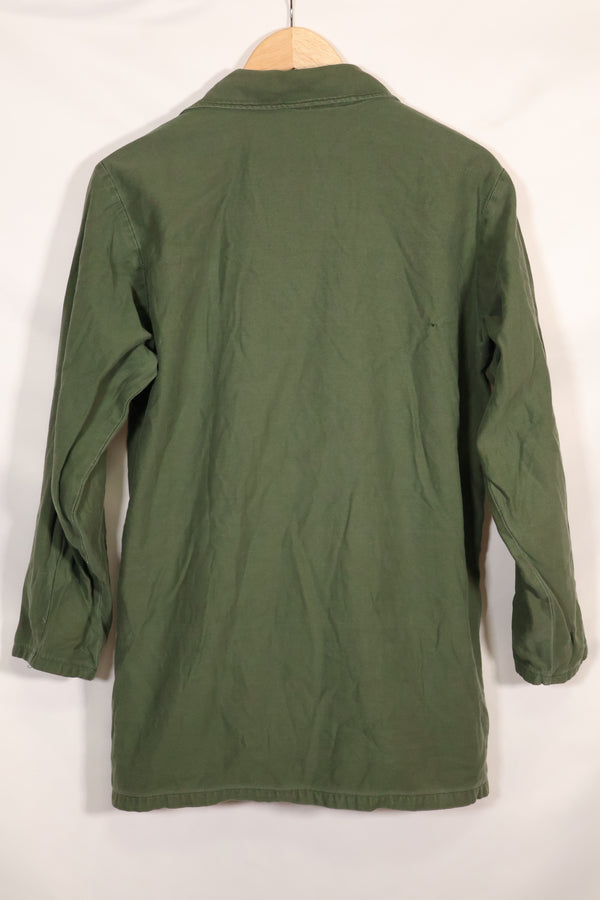 1967年契約　アメリカ海軍　OG-107 ユーティリティシャツ　工兵部隊 SEABEES　同一オーナー C