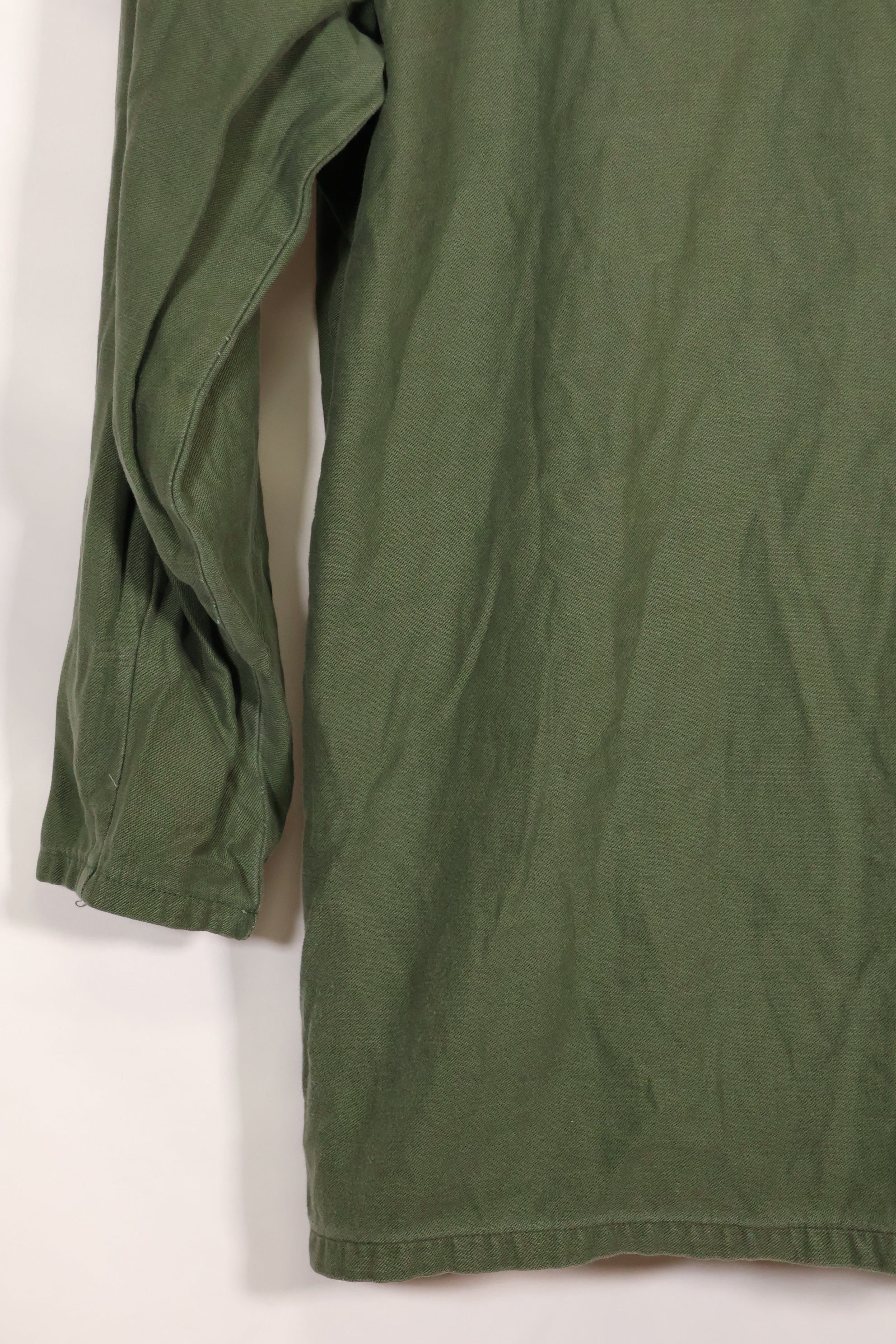 1967年契約　アメリカ海軍　OG-107 ユーティリティシャツ　工兵部隊 SEABEES　同一オーナー C