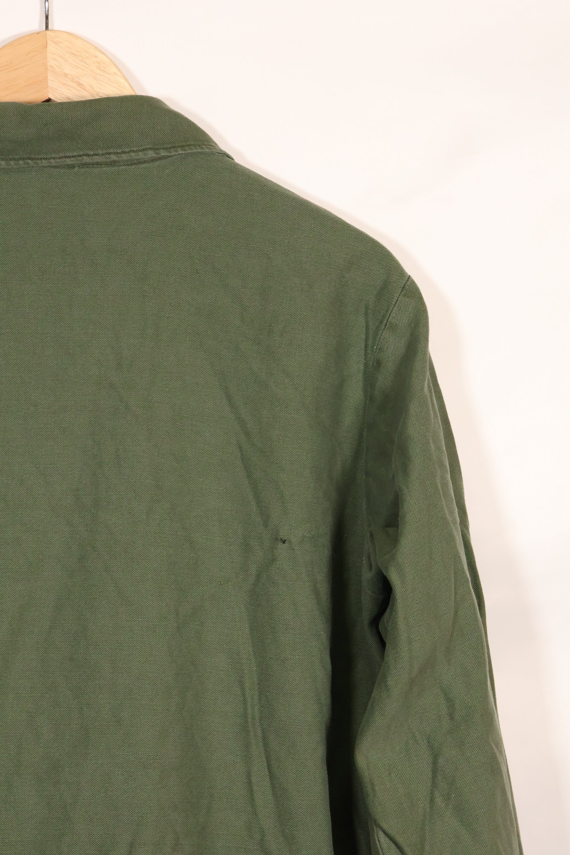 1967年契約　アメリカ海軍　OG-107 ユーティリティシャツ　工兵部隊 SEABEES　同一オーナー C