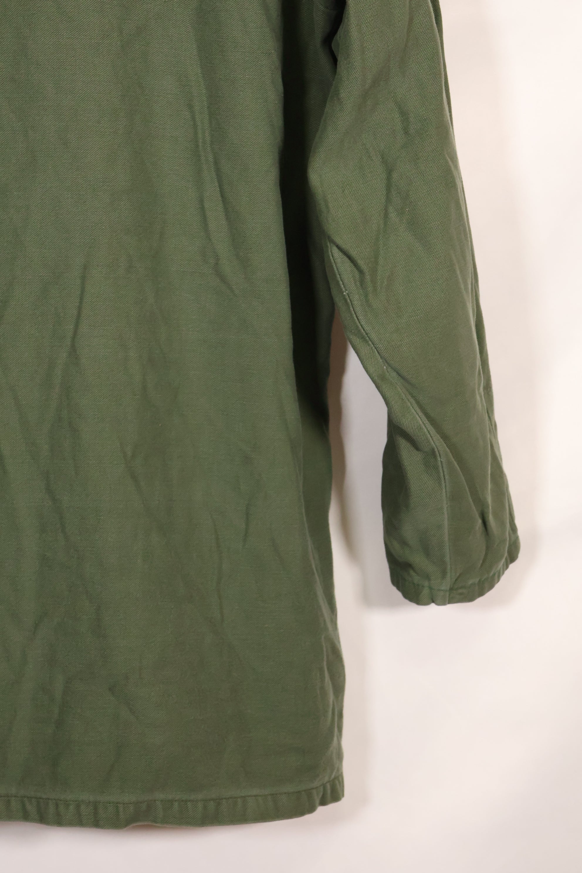 1967年契約　アメリカ海軍　OG-107 ユーティリティシャツ　工兵部隊 SEABEES　同一オーナー C