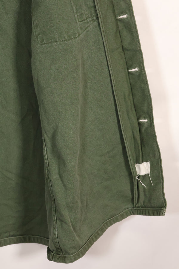 1967年契約　アメリカ海軍　OG-107 ユーティリティシャツ　工兵部隊 SEABEES　同一オーナー D