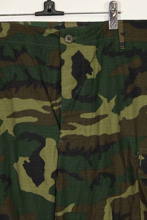 1981年契約　デッドストック　アメリカ軍　ERDL　LCリーフ　ジャングルファティーグパンツ　L-S