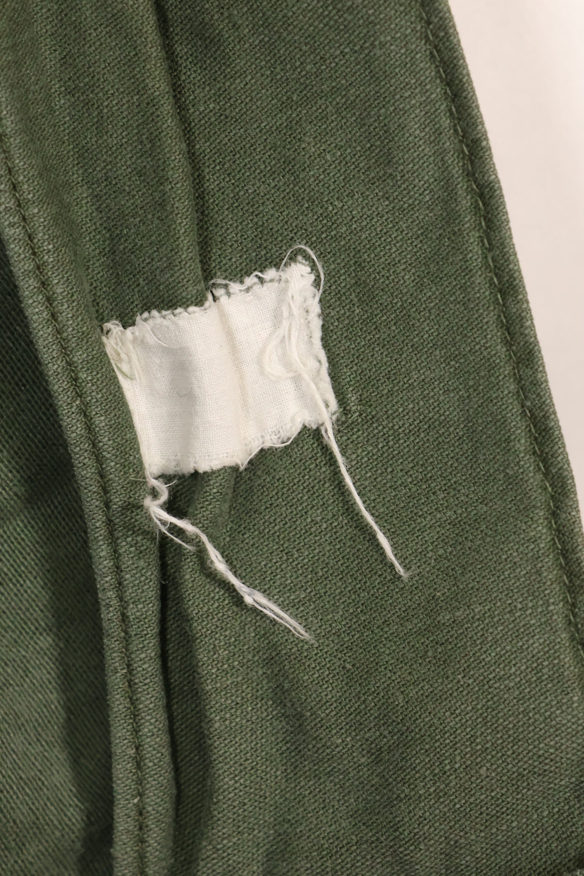 1967年契約　アメリカ海軍　OG-107 ユーティリティシャツ　工兵部隊 SEABEES　同一オーナー D