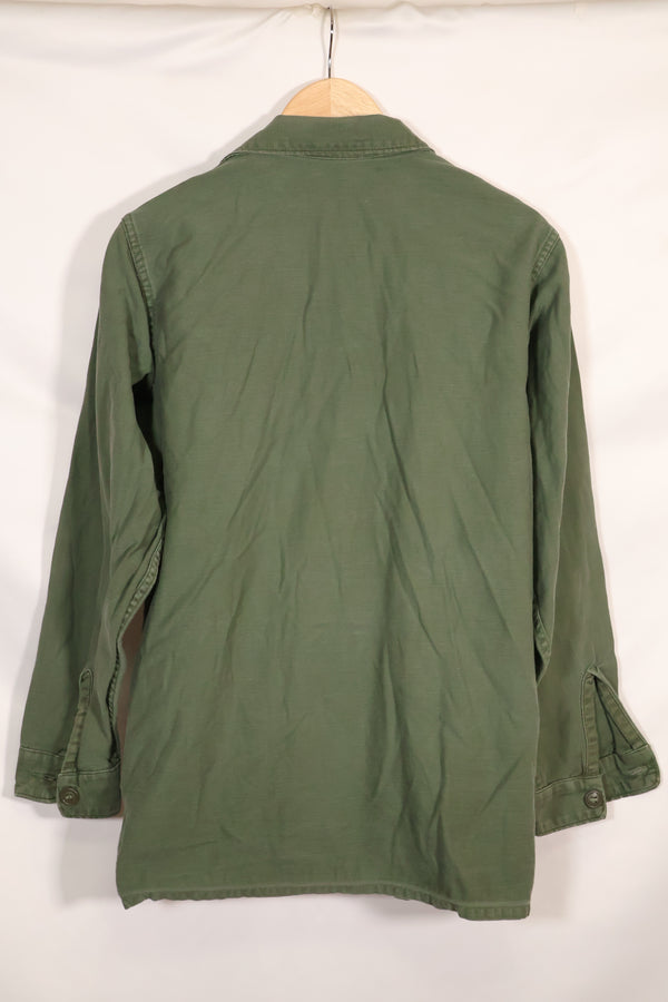 1967年契約　アメリカ海軍　OG-107 ユーティリティシャツ　工兵部隊 SEABEES　同一オーナー D