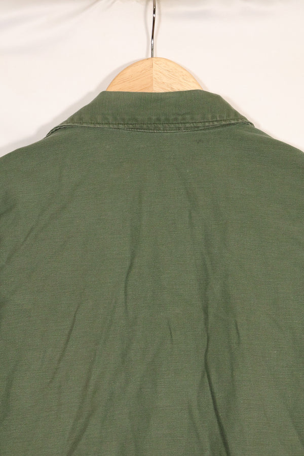 1967年契約　アメリカ海軍　OG-107 ユーティリティシャツ　工兵部隊 SEABEES　同一オーナー D