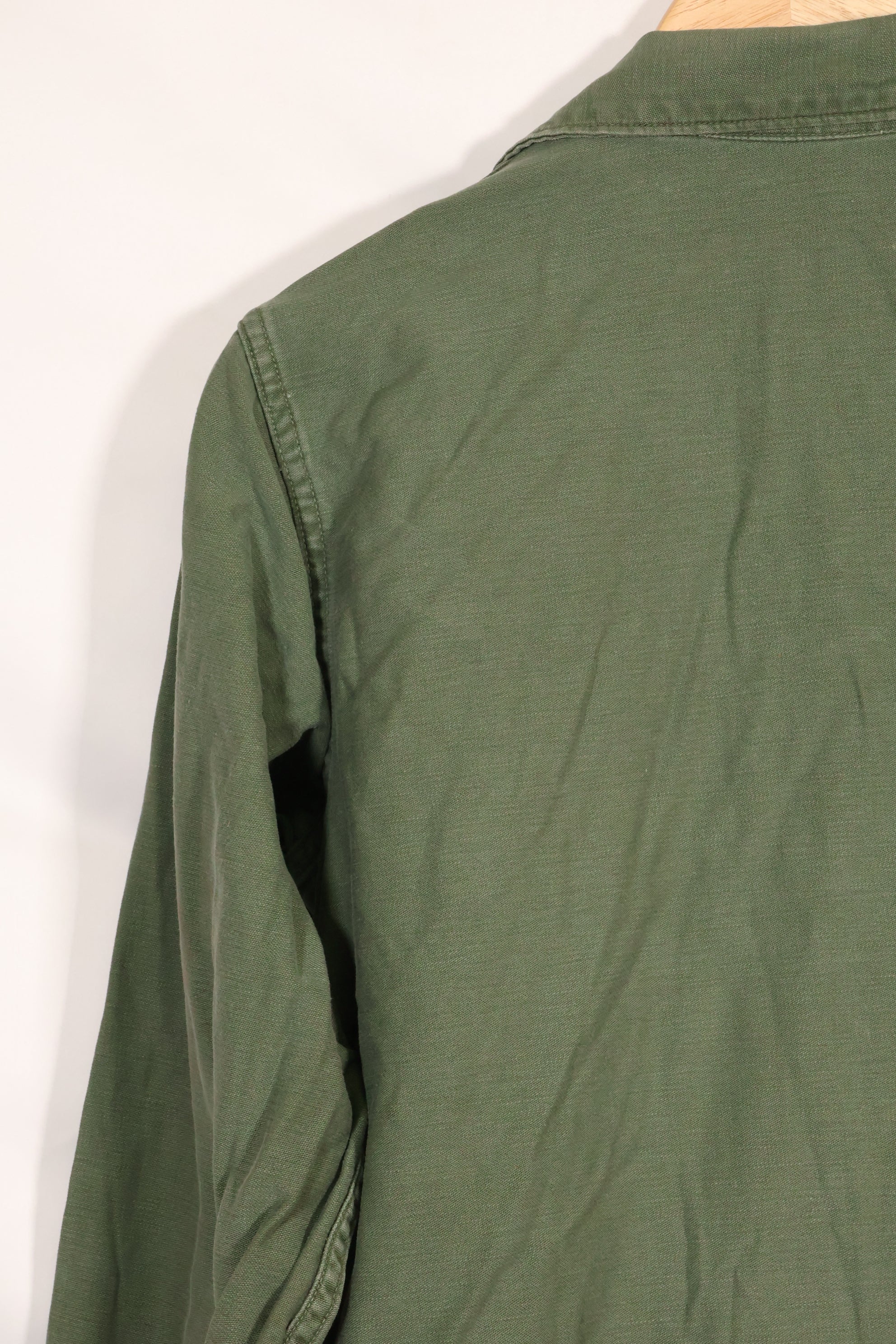 1967年契約　アメリカ海軍　OG-107 ユーティリティシャツ　工兵部隊 SEABEES　同一オーナー D