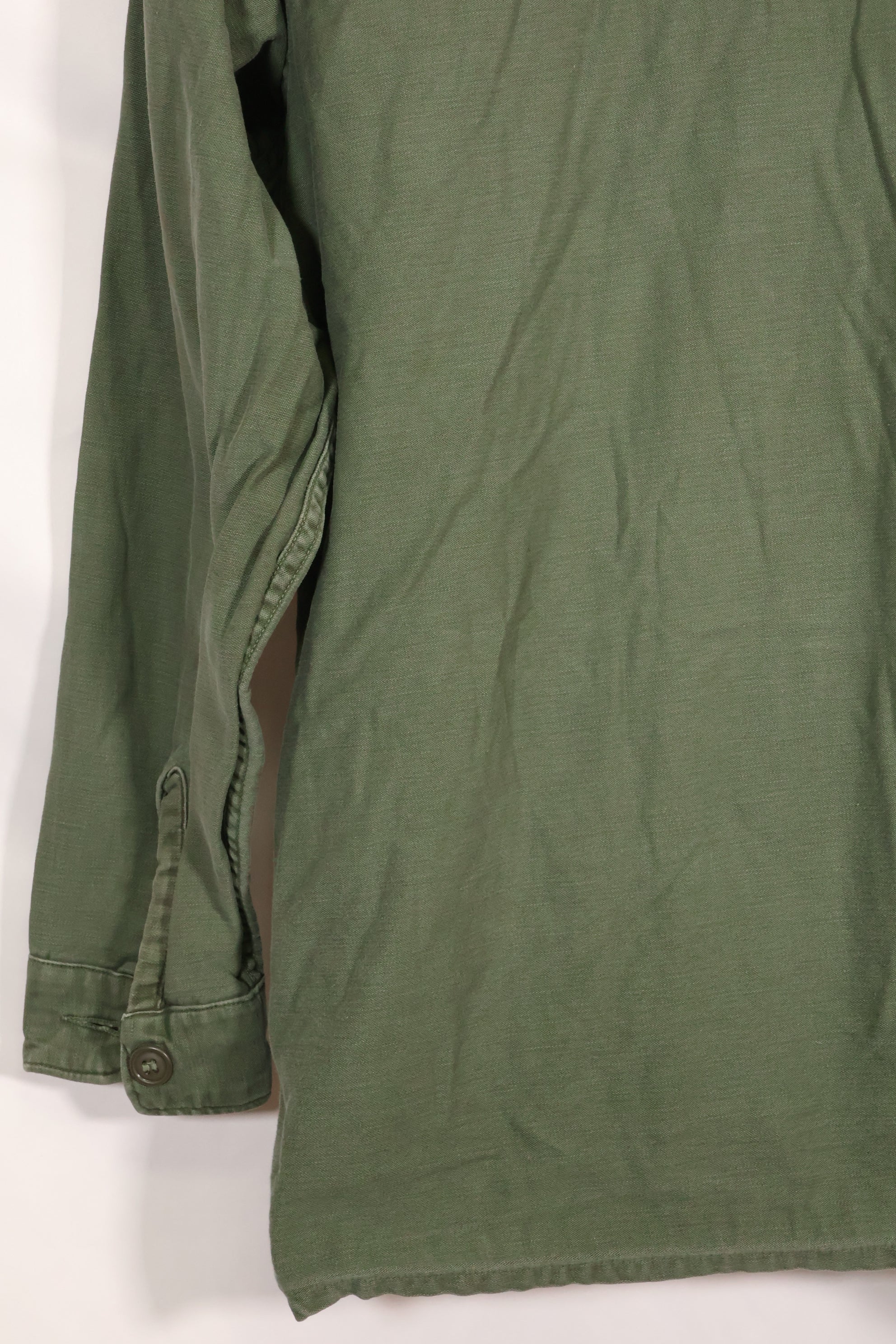 1967年契約　アメリカ海軍　OG-107 ユーティリティシャツ　工兵部隊 SEABEES　同一オーナー D