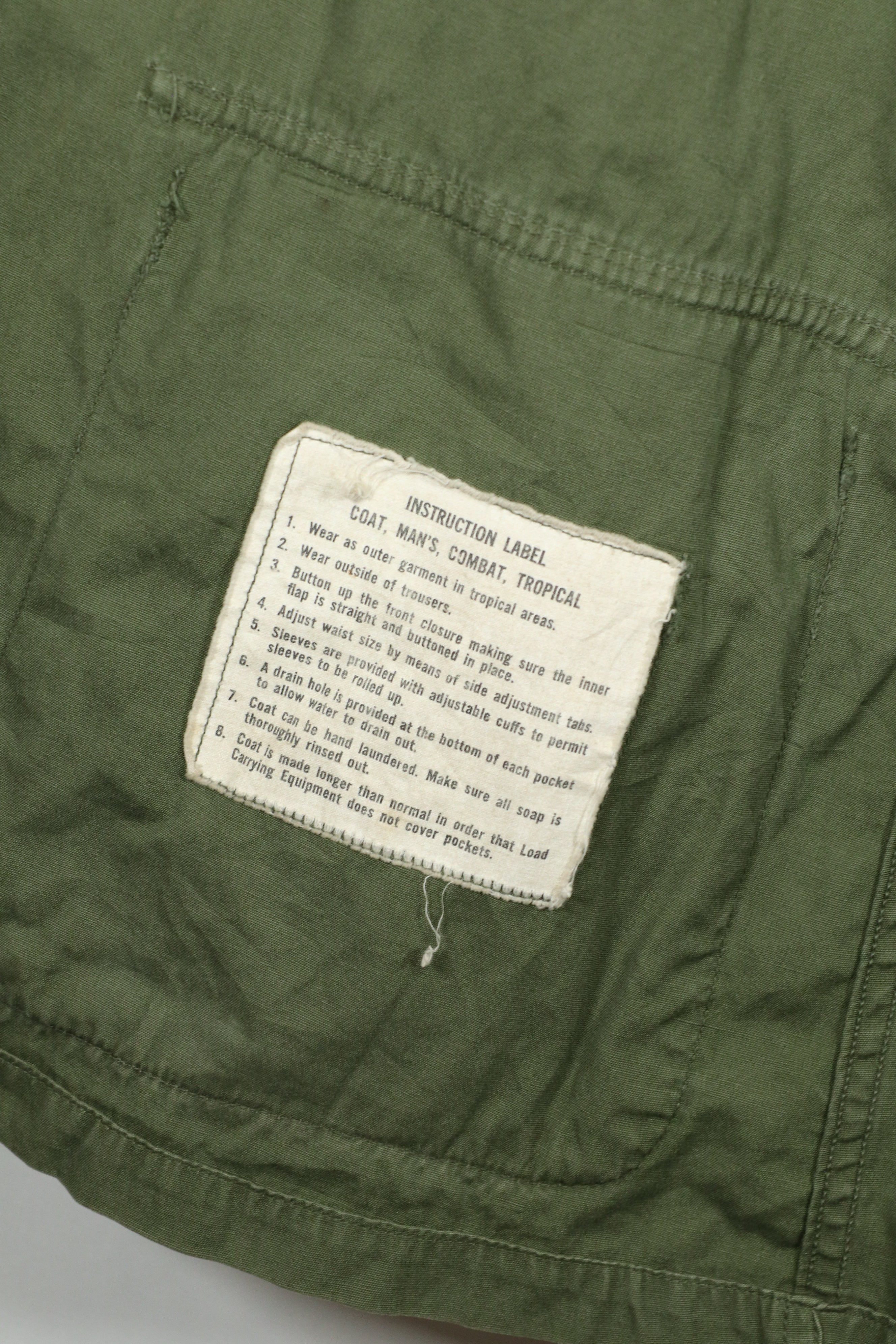 実物　2nd Model ジャングルファティーグ　ジャケット サイズタグなし　傷あり　中古品