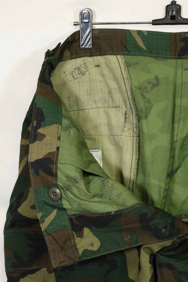 1981年契約　デッドストック　アメリカ軍　ERDL　LCリーフ　ジャングルファティーグパンツ　L-S