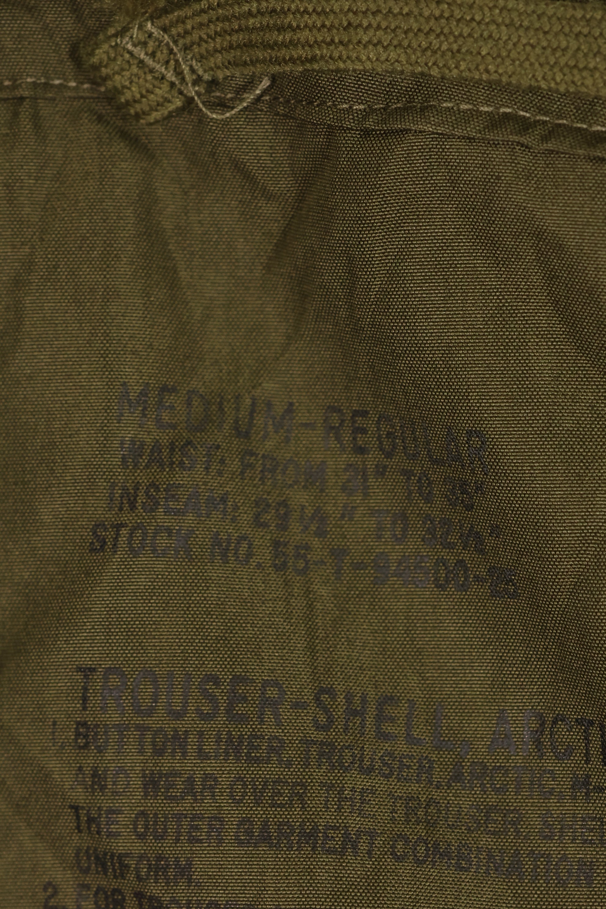 1952 Contract, M-R, U.S. Military, M-1951 Field Pants, Overpants, Virtually Unused