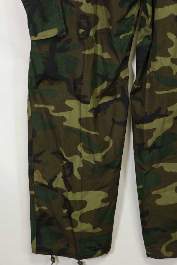 1981年契約　デッドストック　アメリカ軍　ERDL　LCリーフ　ジャングルファティーグパンツ　L-S