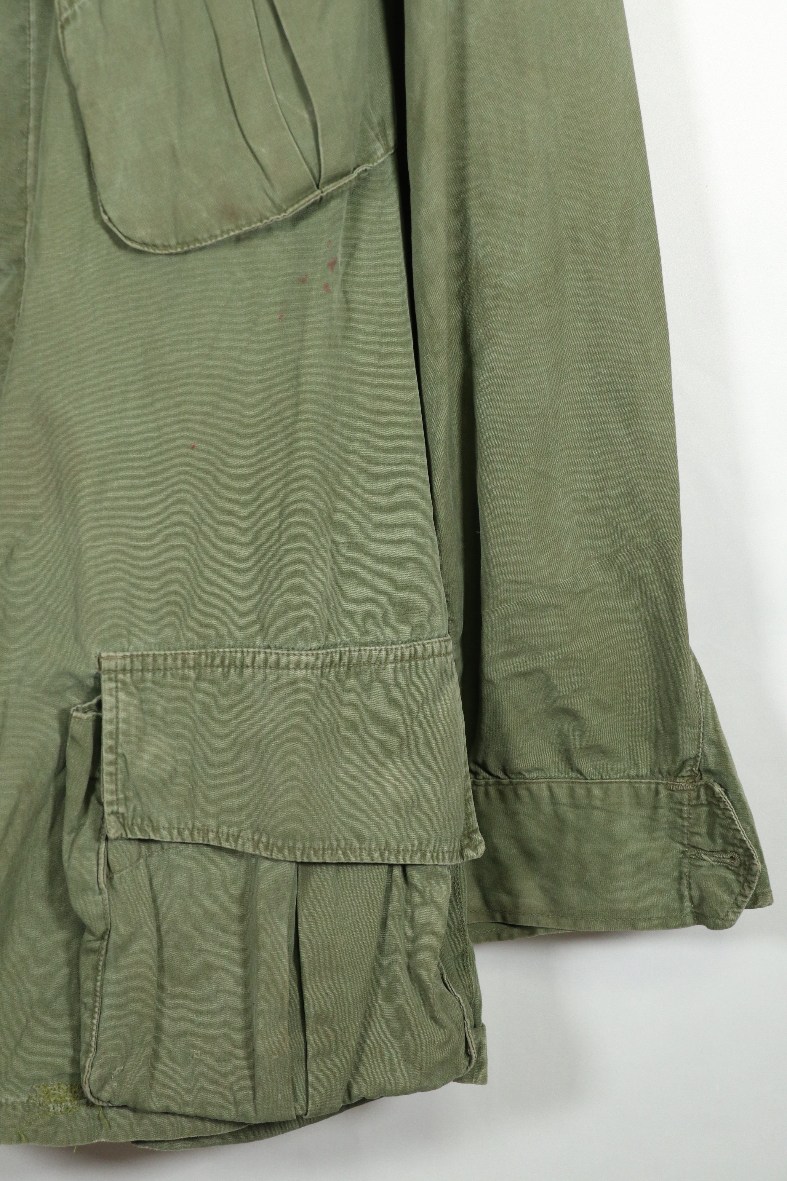 実物　2nd Model ジャングルファティーグ　ジャケット  グリーンベレー　パッチ後付け　中古品