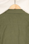 1969 Contract M-R Non Rip 3rd Model Jungle Fatigue Jacket, used, with tape.