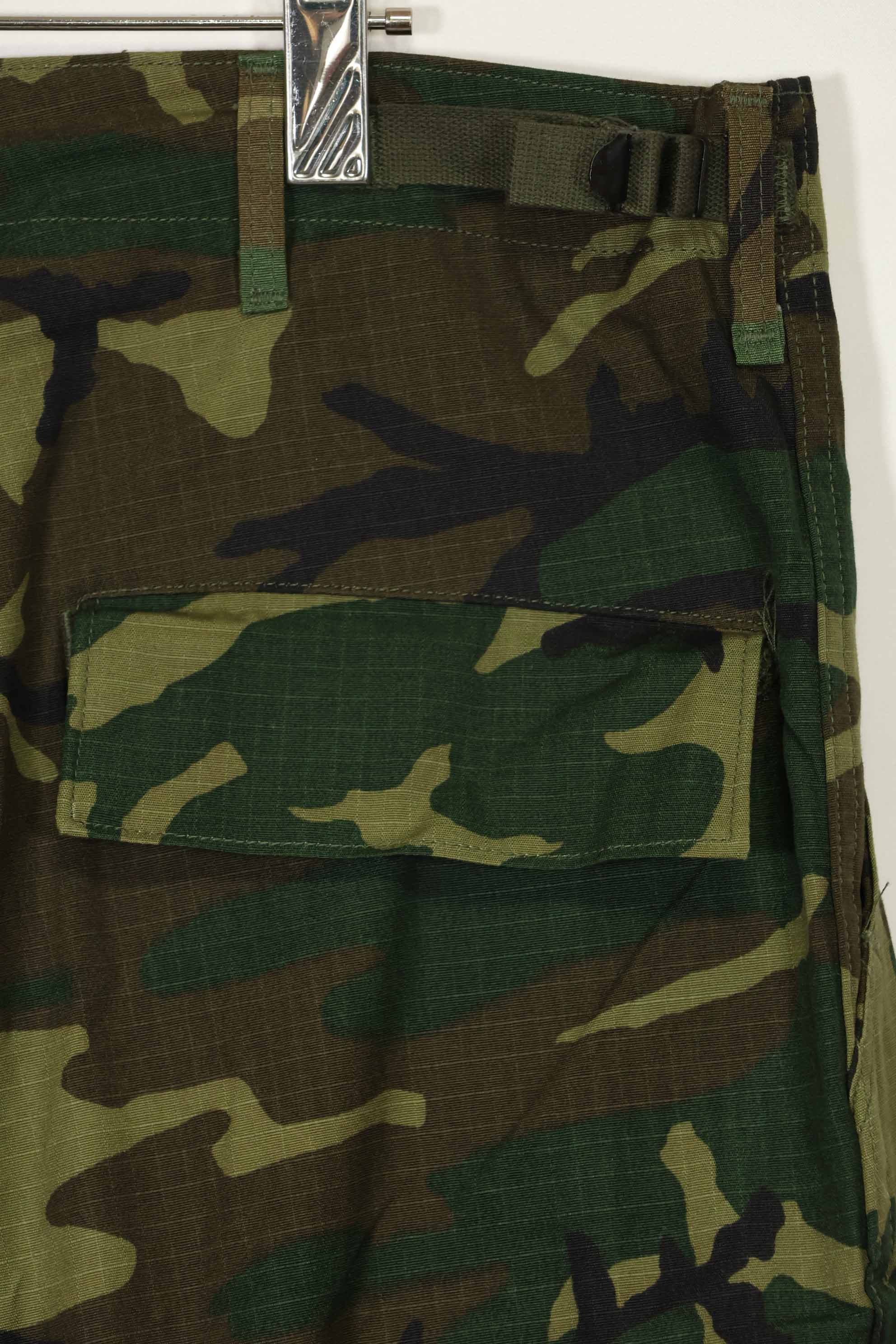 1981年契約　デッドストック　アメリカ軍　ERDL　LCリーフ　ジャングルファティーグパンツ　L-S