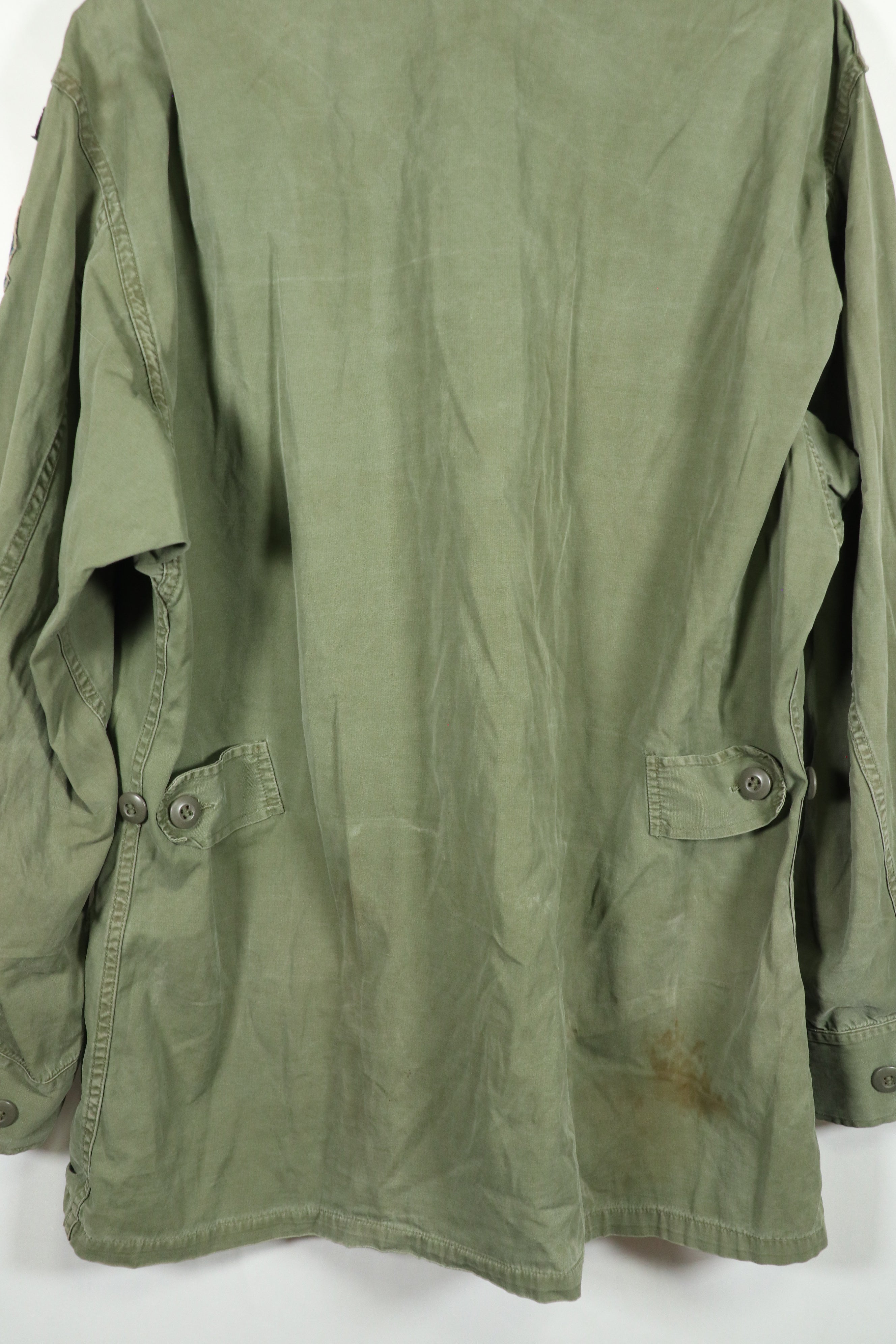 実物　2nd Model ジャングルファティーグ　ジャケット  グリーンベレー　パッチ後付け　中古品