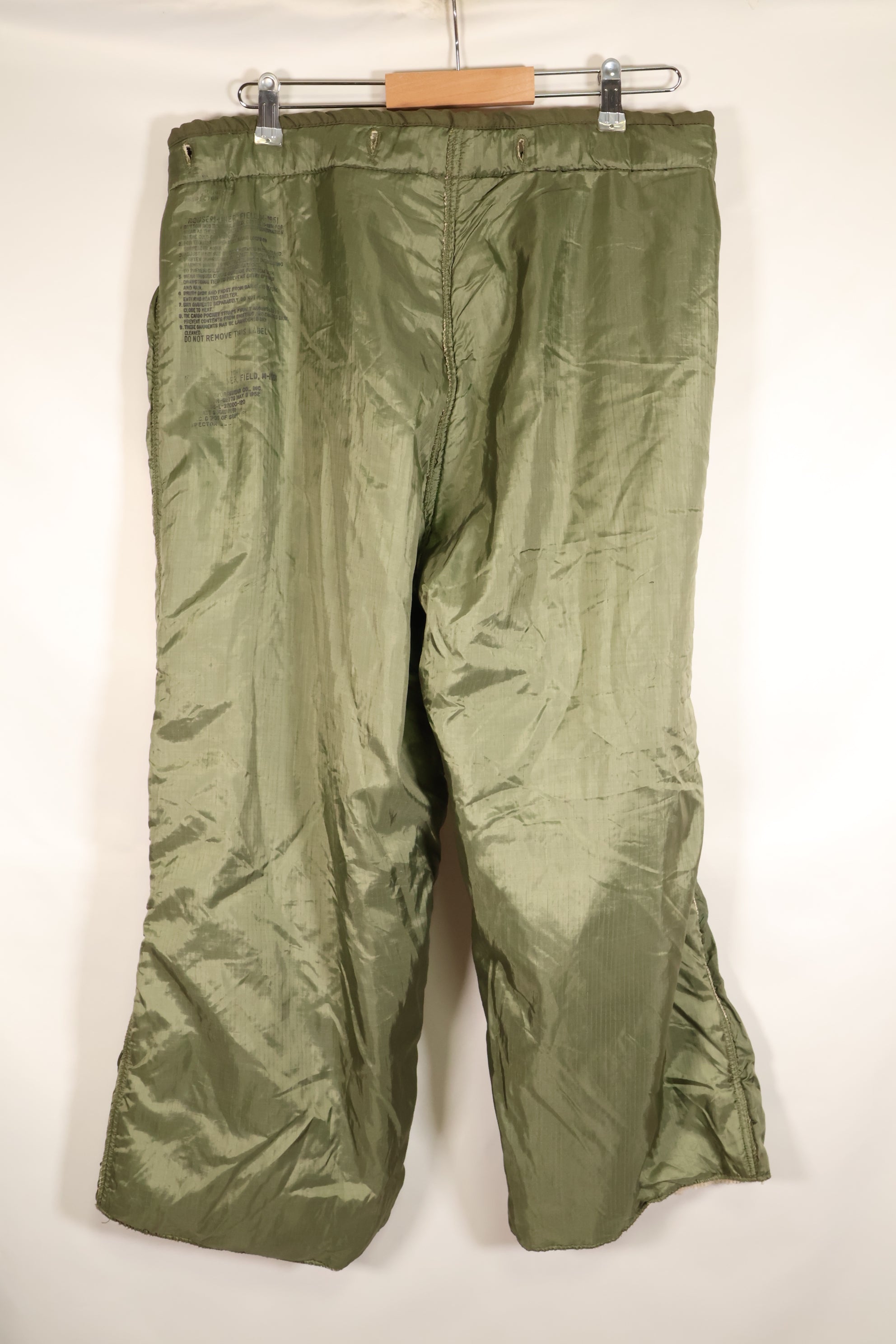 1950年代前半　M-R　M-1951　アークティック　シェルパンツ　オーバーパンツ　ライナー付　中古品
