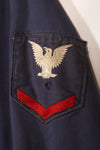 1968年契約　アメリカ海軍　対潜哨戒整備兵　デッキジャケット　ローカルメイドパッチ付　中古品