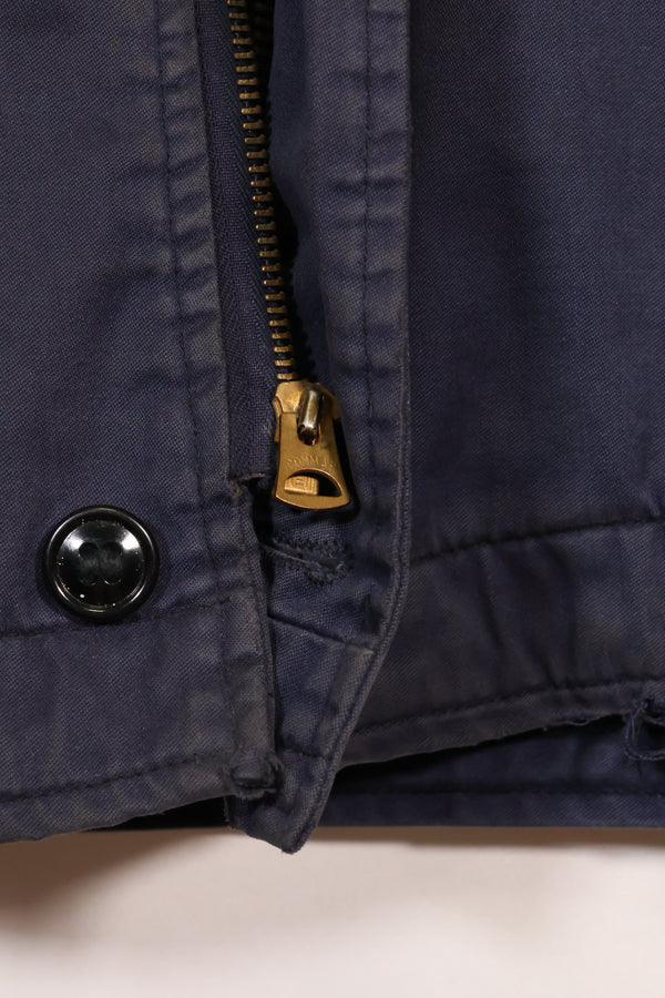 1968年契約　アメリカ海軍　対潜哨戒整備兵　デッキジャケット　ローカルメイドパッチ付　中古品