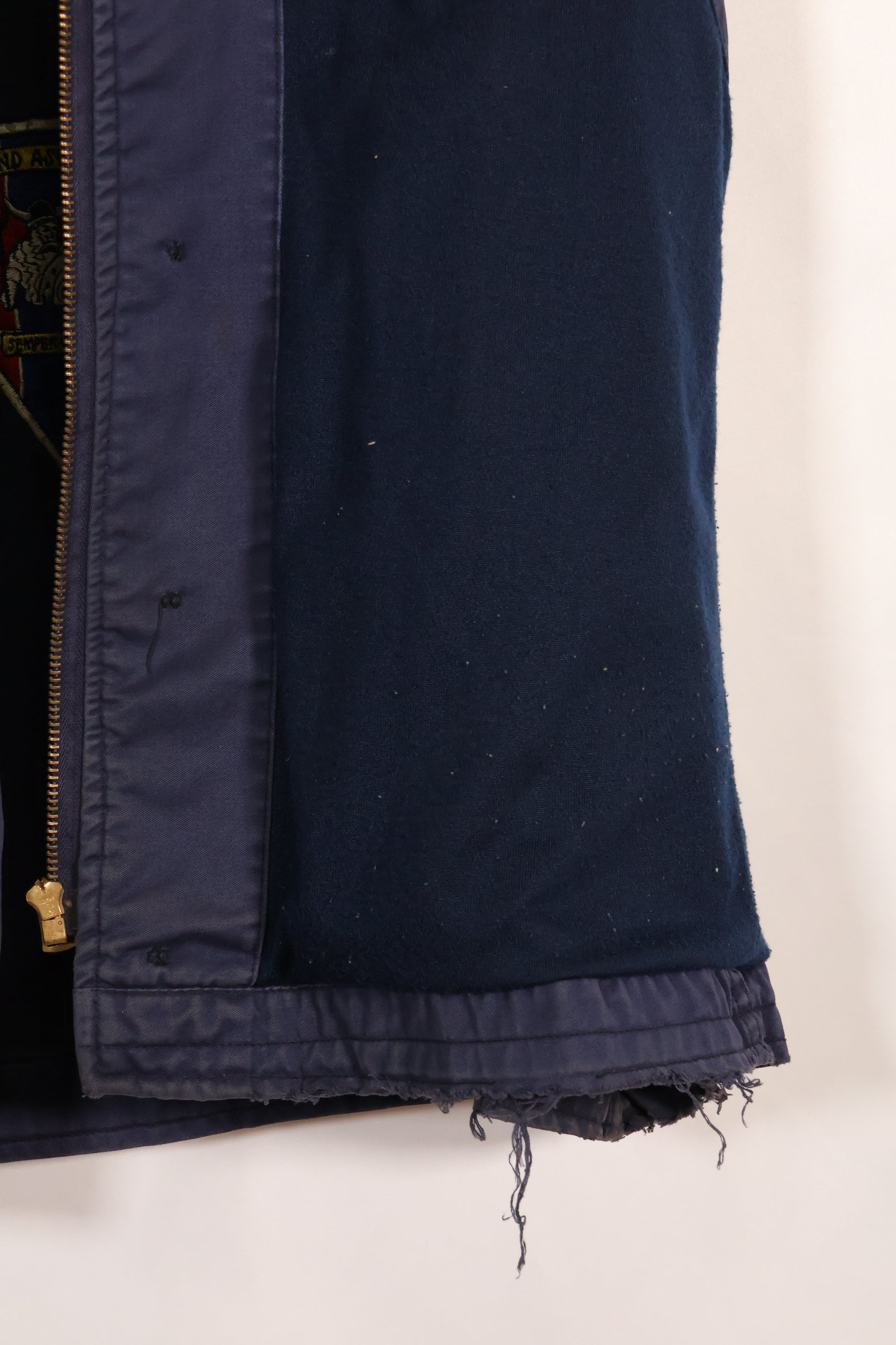 1968年契約　アメリカ海軍　対潜哨戒整備兵　デッキジャケット　ローカルメイドパッチ付　中古品