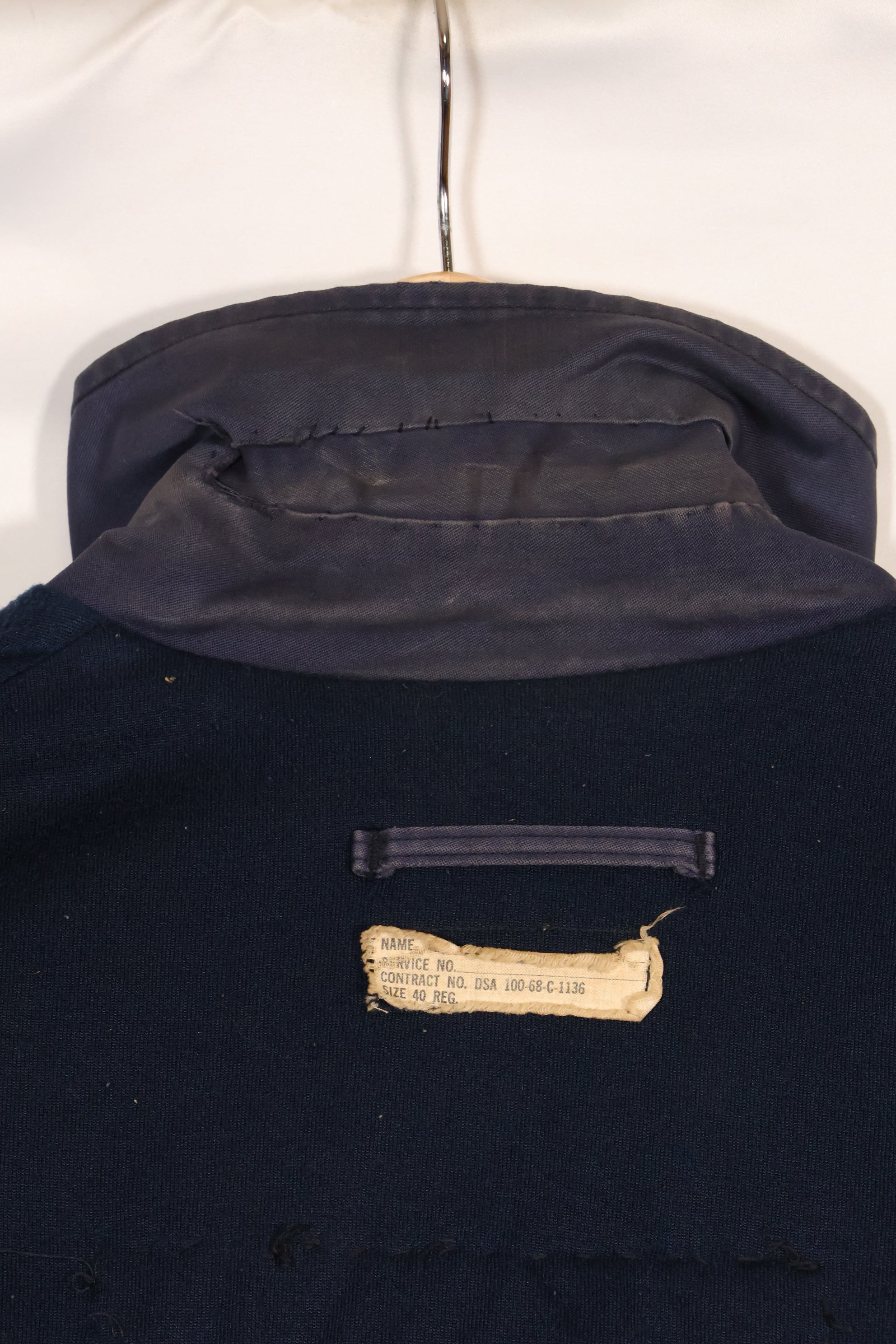 1968年契約　アメリカ海軍　対潜哨戒整備兵　デッキジャケット　ローカルメイドパッチ付　中古品