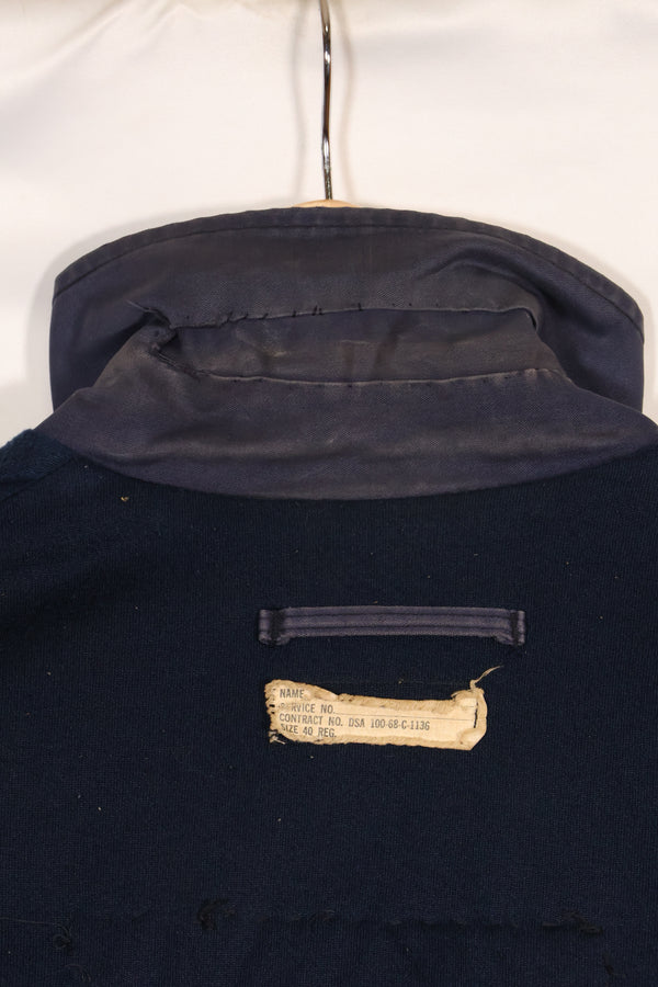 1968年契約　アメリカ海軍　対潜哨戒整備兵　デッキジャケット　ローカルメイドパッチ付　中古品
